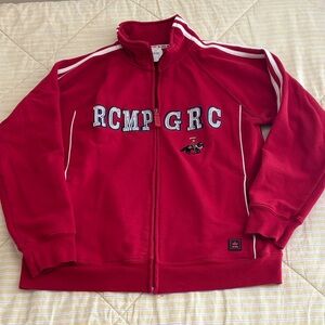 RCMP GRC Red Zip-Up Casual Jacket